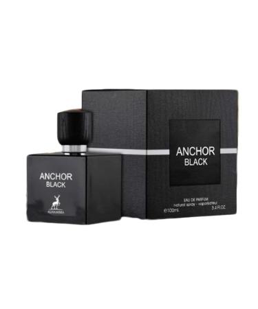 Anchor Black Eau de Parfum 100ml by Al Hambra | 3.4oz Luxury Fragrance for Men | Long-Lasting & Elegant Scent - Buy Online on GoSupps.com