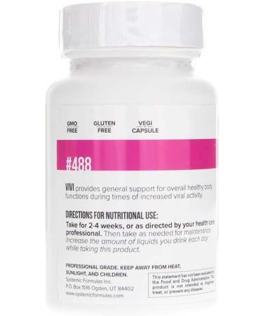 Systemic Formulas Bio Challenge #488 VIVI Virox - 30 Capsules. Powerful Immune Support Blend with PAU D Arco Leptotaenia Oil (Lomatium dissectum) Bitter Almond Oil Jojoba Oil and Vitamin E. - Buy Online on GoSupps.com