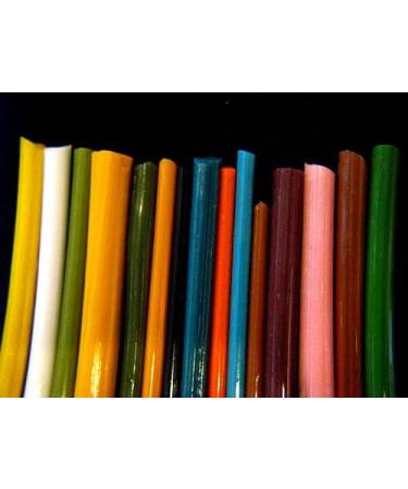 Devardi Glass Boro Rods  COE 33  Mixed Colors  5 lbs borosilicate solid glass rods