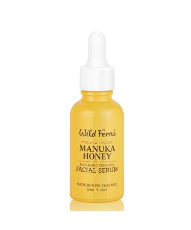 Wild Ferns Manuka Honey Radiance Renewal Facial Serum 96% Natural 30 milliliters