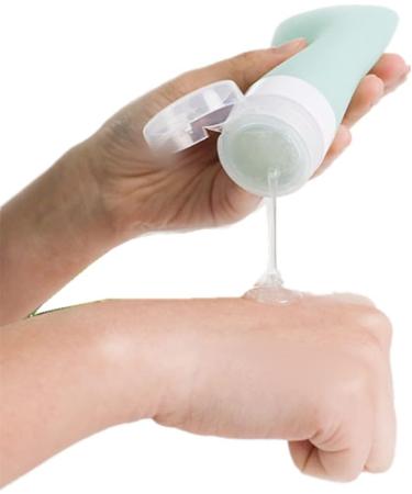 LYOB Leak Proof Silicone Refillable Travel Squeeze Bottles 3oz (90ml) - TSA Approved Toiletry Containers (4-Pack) - Buy Online on GoSupps.com