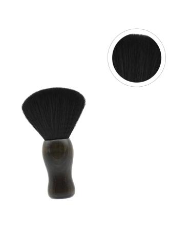 Ipetboom 1pc Salon Face Hair Sweep Cleaner Haircut Hair Brush Cleaner Neck Duster Face Brush Hair Cutting Wood Neck Brush Duster Hairdressing Neck Duster Brush Wooden Soft Fur