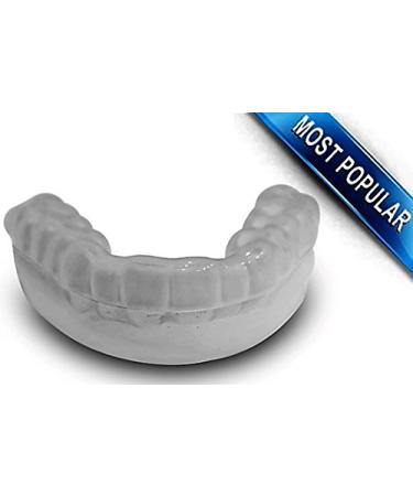 Dental Lab Custom Night Guard - Medium Firmness for Lower Teeth - Protect from Grinding, Clenching, Bruxism - Soft & Strong Mouth Guard - Buy Online on GoSupps.com