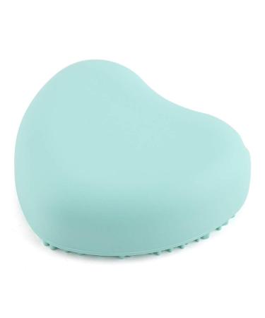 Heart Shape Silicone Brush Cleaner for Quick Makeup Color Change & Easy Cleaning - Eco-Friendly Green Accessory - Buy Online on GoSupps.com