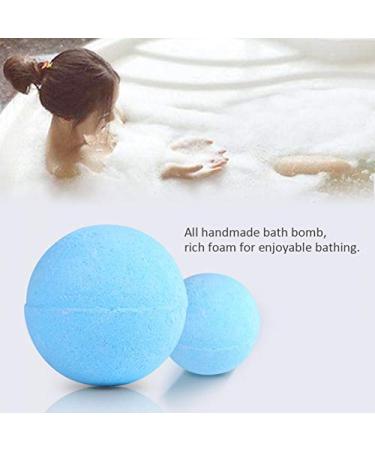 Handmade Moisturizing Bath Bombs with Aromatherapy - SPA Bubble Shower for Dry Skin - Bath Salt Enriched with Mineral Oil and Plant Essence - Perfect Gift for Kids and Women (Blue) - Buy Online on GoSupps.com