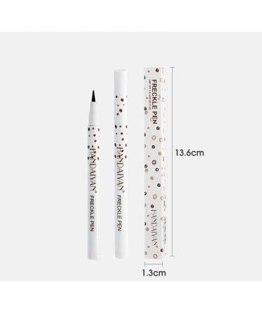 Natural Lifelike Fake Freckles Makeup Pen - Long-Lasting & Waterproof - Sun-Kissed Skin - Dark Brown, Light Brown, Coffee, Chestnut - Buy Online on GoSupps.com