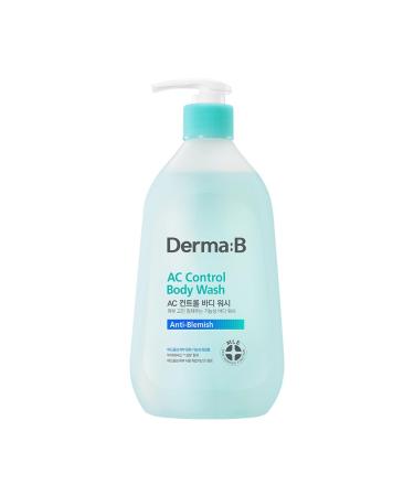 DERMA B AC Control Body Wash 420ml 14.2 Fl.oz Anti-Blemish & Pimples Care Hypoallergenic Body Cleanser Trouble Solution for All Skin Types Soothing & Refreshing Shower Gel Korean Skincare