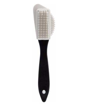 Shoe Brush 3Side Shoe Brush Black Cleaning Brush for Suede Nubuck Boot Shoes Shape Cleaner Boot Leather Shoes Cleaner Brush