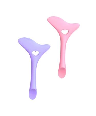 Ipetboom 10 Pcs Eyeliner Silicone Molds Eyeshadow Makeup Tool Make up Eyelash Miss Facial Mask mediumx5pcs Assorted Colorx5pcs