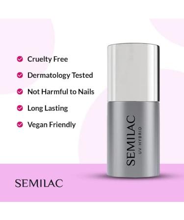 Buy Semilac UV Nail Polish 064 Pink Rose 7ml - Hottie Collection | International Shipping Available - Buy Online on GoSupps.com