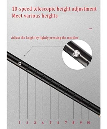 Cane Height Adjustable Forearm Crutch Ergonomic Shock-Absorbing Elbow Crutches with Comfy Handle Lightweight Assistance for Men/Women Black (Color : Black) (Black) Innovate - Buy Online on GoSupps.com