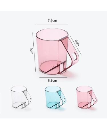 Buy Bafnsiji 3-Piece Transparent Toothbrush & Mouthwash Cup Set - Durable Plastic Rinsing Cups for Home & Travel - Buy Online on GoSupps.com