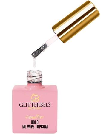 Arc Nails Glitterbels Gel Polish 8ml (Glitterbels Hema-Free Holo No Wipe Top Coat 17ml) - Buy Online on GoSupps.com