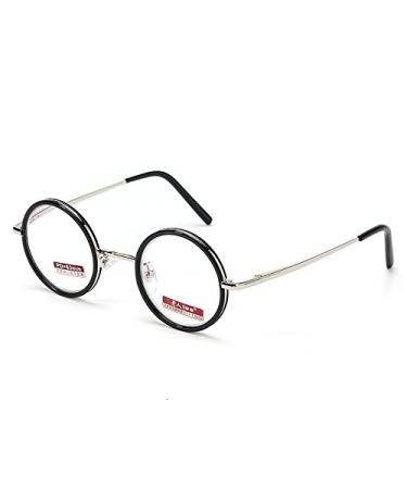 EgBert Retro Round Magnifying Glasses - 2.5 Strength | Lightweight & Fatigue Relief | Best for Reading | International Shipping - Buy Online on GoSupps.com