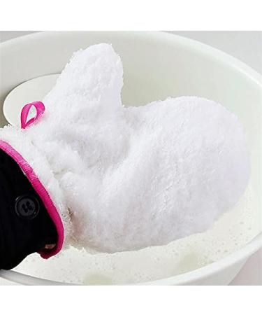 ESASAM Cleaning Gloves Cleaning Gloves Household Kitchen White (12 * 22cm) Bamboo Fiber Dishwashing Gloves For Women - Buy Online on GoSupps.com
