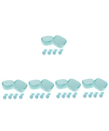 FOMIYES 10 Sets Ear Protection Plug Travel Nano Travel earplugs Student Indoor Invisible Noise Reduction Earbuds Simple Sleeping earplugs Anti-Noise earplugs Ear Hook