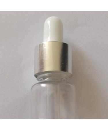 5Pcs Transparent Dropper Bottle 20ML Plastic Eye Dropper Bottles for Essential Oil Pipette Refillable - with Measured Pipette Funnel and Labels (White + Silver Cap) 20ml White + Silver Cap - Buy Online on GoSupps.com