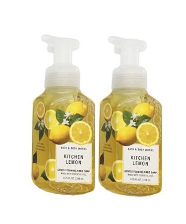 Bath & Body Works Gentle Foaming Hand Soap in Kitchen Lemon (2 Pack)