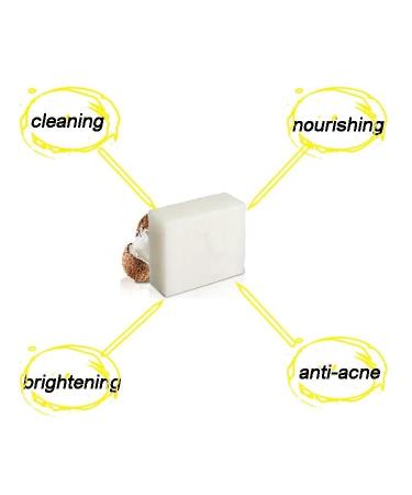 Organic Coconut Milk Essential Oil Soap - Nourishing Bar Soap for Face & Body (3.53 oz) - International Shipping Available - Buy Online on GoSupps.com