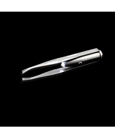Premium LED Eyebrow Tweezers - Stainless Steel Hair Remover Tools with 3 Button Batteries - Perfect for Flawless Brows - Buy Online on GoSupps.com