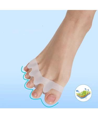 Functional Fitness Toe Separators - Foot Pain Relief for Plantar Fasciitis - Fix Bunions and Correct Toes - Crossfit Toe Spacers in Dark Black-A - Buy Online on GoSupps.com