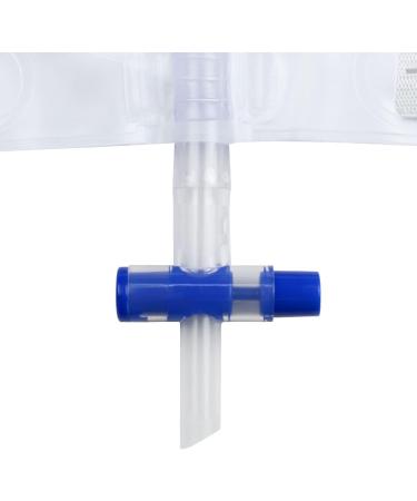 5 Pack 750ml Urine Drainage Bags - Anti-Reflux + 2 Straps - Ideal Urine Collection Solution for Home & Travel | International Shipping - Buy Online on GoSupps.com