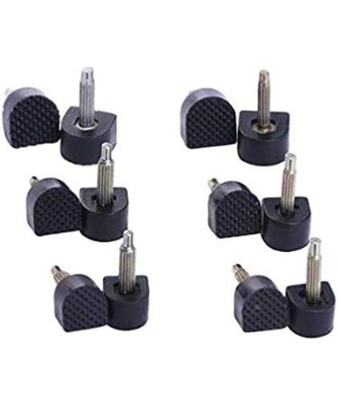 Durable Heel Tips Replacement Set - 6 Pairs High Heel Caps Protectors - U-shape Black - Thick Pins 3mm 10mm - Shoe Repair Kit - Buy Online on GoSupps.com