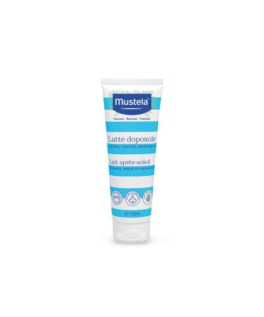 Mustela Lait Apr s-Soleil Visage Corps Beurre de Karit et Pers ose d'Avocat B b Enfant Famille - Apaise les coups de soleil Fra cheur imm diate (125ml)