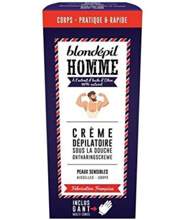 BLONDEPIL - Hair Removal Cream for Men Sensitive Skin 200 ml - Buy Online on GoSupps.com