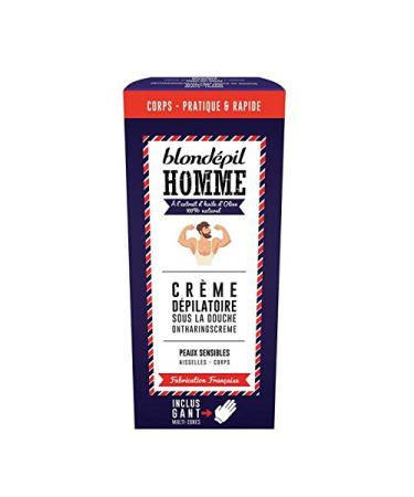 BLONDEPIL - Hair Removal Cream for Men Sensitive Skin 200 ml