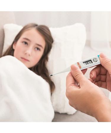 Mobi Digital Health Thermometer 3-Pack - Oral, Underarm & Rectal Thermometer for Adults & Kids - Fast & Accurate Temperature Reading for Fever Detection - Buy Online on GoSupps.com