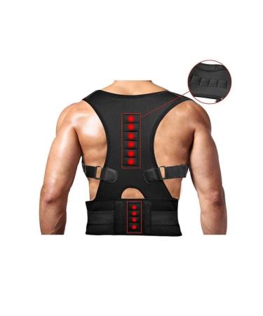 walgreen Xample Magnetic Back Support Belt Brace Lumbar Posture Corrector Pain Shoulder Neoprene Back Brace Posture Corrector Spinal Support for Women and Men (Small) - Buy Online on GoSupps.com
