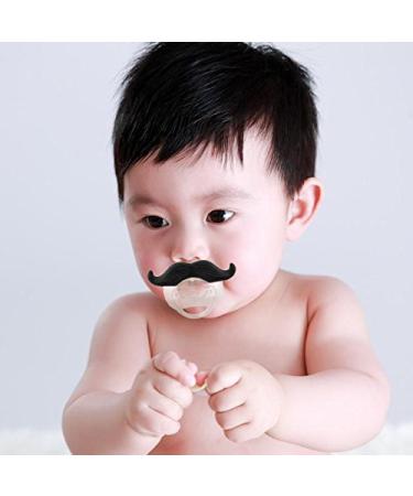 Cisixin Funny Mustache Pacifier for Newborns - BPA Free Ideal Gift for Babies International Shipping Available - Buy Online on GoSupps.com