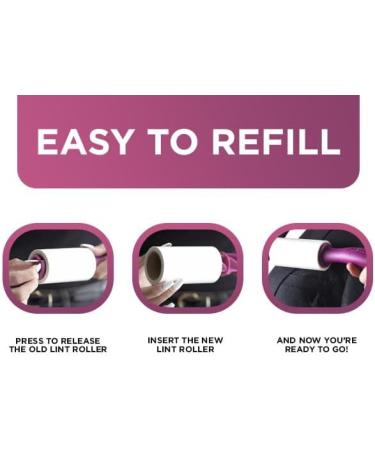 Metkix Refill Pack for Lint Rollers - 4 Refills (400 Sheets) | International Shipping Available - Buy Online on GoSupps.com
