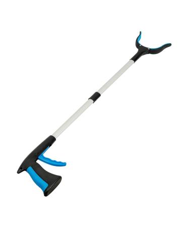 FRCOLOR Trash Grabber Pecan Picker Upper Trash Picker Grabber Litter Pick up Claw Pick up Grabber Heavy Duty Grabber Garbage Picker Stick Fetcher Pickup Tool Trash Reacher Fixture Foldable Assorted Color 81X5.5CM