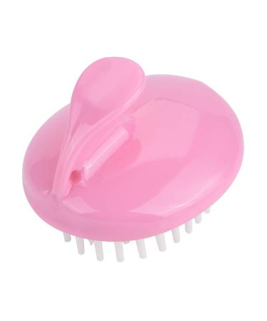 Verdant Touch Shampoo Massager Hair Scalp Scrubber Massager Waterproof Body Stress Fatigue Relief Brush Pink