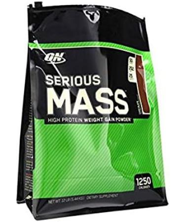 Optimum Nutrition Protein On Serious Mass 12 Lbs (5.45 kg) Sabor Chocolate Crema Peanut - Buy Online on GoSupps.com