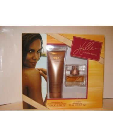 Halle By Halle Berry 2 Pc Gift Set - Hydrating Shower Gel 2.5 Fl Oz + Eau De Parfum Spray .5 Fl Oz (GREAT FOR MOTHERS DAY GIFTS) by Halle Berry