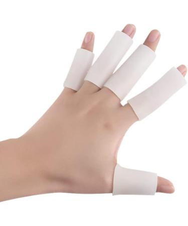 Gel Finger Cots - Finger Protector Sleeves for Trigger Finger Hand Eczema & Cracked Skin | Skin Tone Options Available - Shop Internationally - Buy Online on GoSupps.com