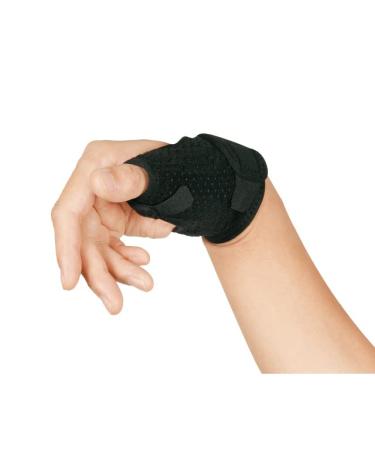 Zamst Thumb Guard - Lightweight Sports Thumb Brace for Sprains | Ideal for Baseball Soccer Basketball Football - Black Small - Buy Online on GoSupps.com