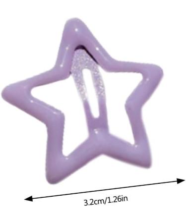xbiez 10xCute Star Snap Hair Clip Set Lovely Hairpins Combination Hairpins for All Hair Headpieces Bangs Hair Pins Y2K Girls Diamond blue - Buy Online on GoSupps.com