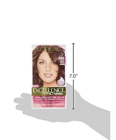 L'Oreal Excellence #5Rb Medium Red Brown Hair Color - Buy Online for Vibrant Hair | International Shipping Available - Buy Online on GoSupps.com