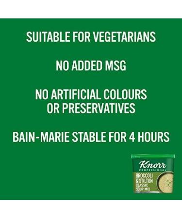 Knorr Classic Broccoli and Stilton Soup Mix - 25 Portions (4.25 Litres) - Buy Online on GoSupps.com