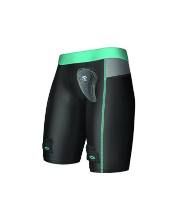 Shock Doctor Women's Sd30060 Pelvic Protection Hockey Shorts Black/Orange Adult: S