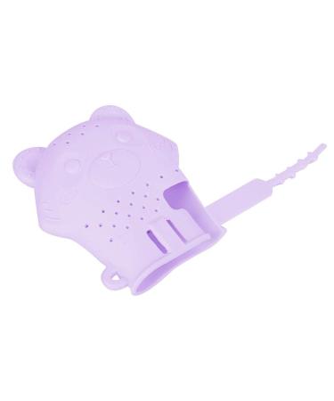 Baby Bite Ring Silicone Teething Pacifier for 3-18 Months | Pain Relief for Infants | Perfect Baby Shower Gift (Purple) - Buy Online on GoSupps.com