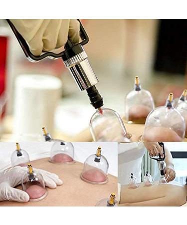 Professional Chinese Acupoint Cupping Therapy Set with Vacuum Magnetic Pump - 22-Cup Kit - Buy Online on GoSupps.com