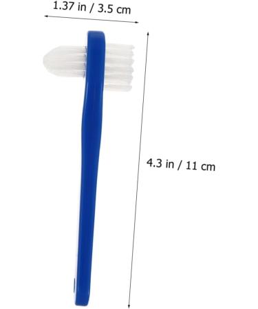 Minkissy 20 STK Double-Headed Toothbrush for Dentures | Portable Prosthetic Cleaning Brush | Household False Teeth Care - Buy Online on GoSupps.com