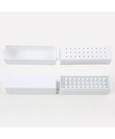 30 Holes Nail Drill Holder Nail Grinding Head Storage Box Nail Cutter Bit Holder Nail Cutter Bit Storage Box for Nail Cutter Attachment Bit Dustproof - Buy Online on GoSupps.com