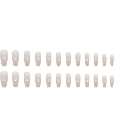 24pcs Long Square French Fake Nails - Gradient 0208Y88 | Removable Glue-on Nails for Women & Girls - Buy Online on GoSupps.com