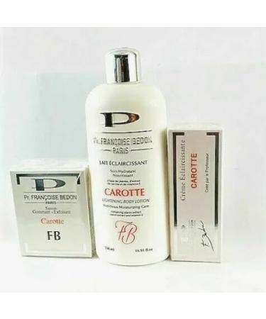 Pr. Francoise Bedon Paris Carotte Lotion 500ml + Soap 7oz + Cream 1.7oz